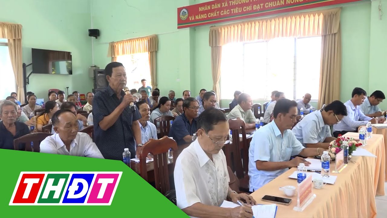 Đại biểu HĐND tỉnh Đồng Tháp tiếp xúc cử tri | THDT