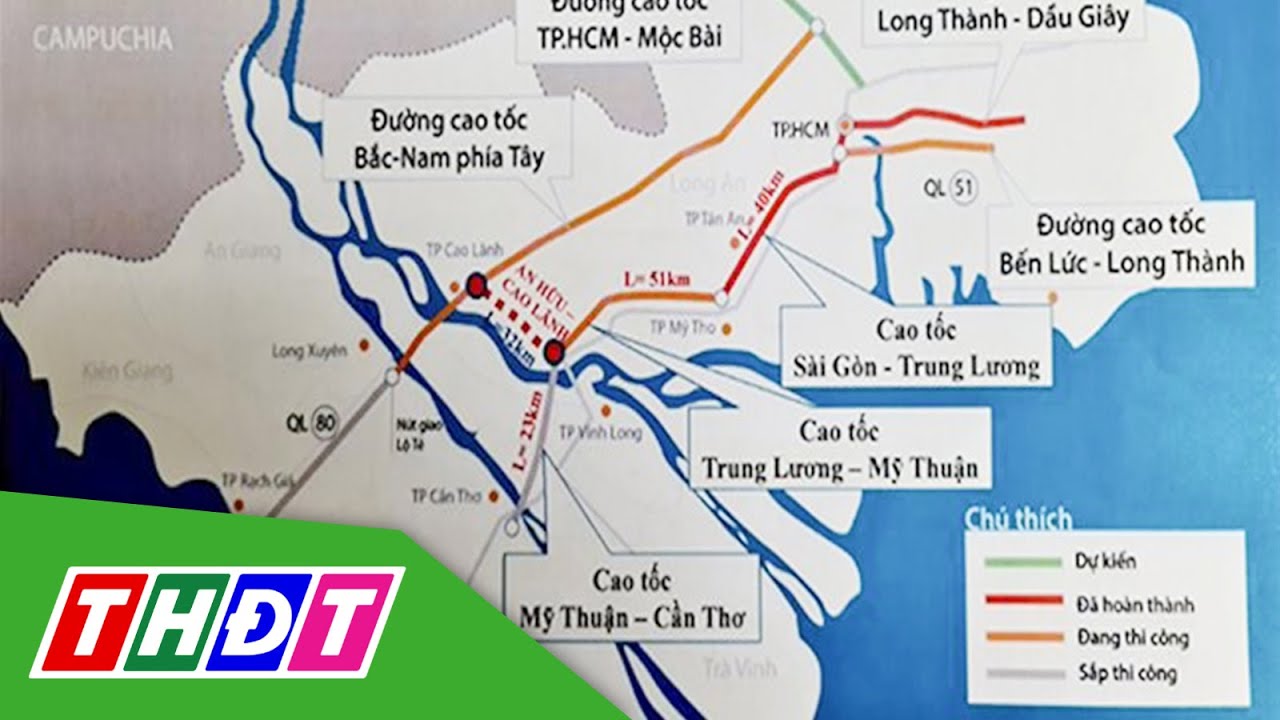 Ngày 25/6 sẽ khởi công cao tốc Cao Lãnh - An Hữu giai đoạn 1 | THDT