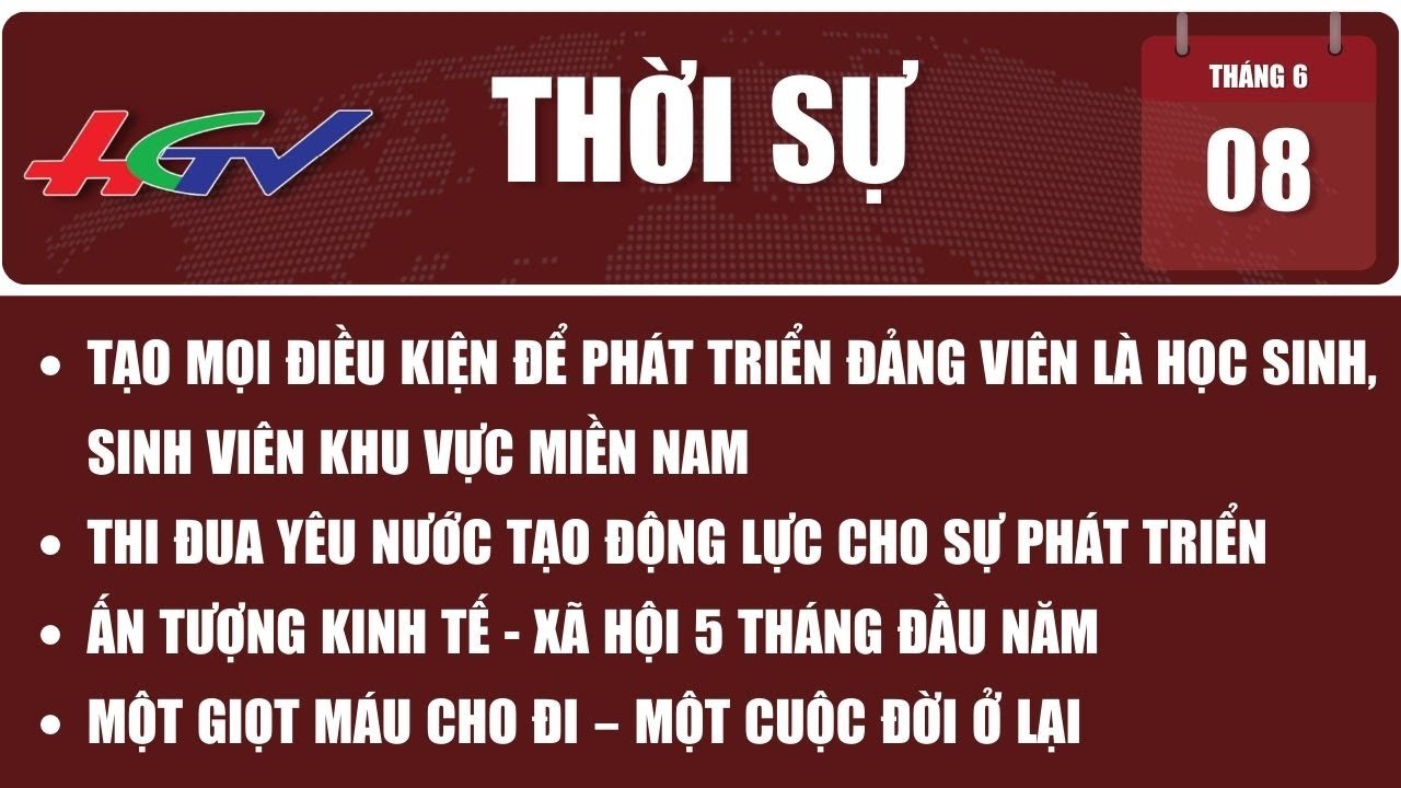 Thời sự Hậu Giang 08/6/2023 | Truyền hình Hậu Giang