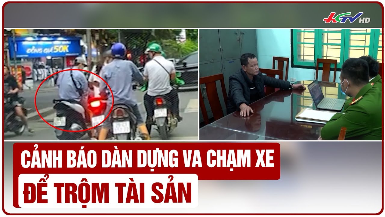 Cảnh báo dàn dựng va chạm xe để trộm tài sản | Truyền hình Hậu Giang