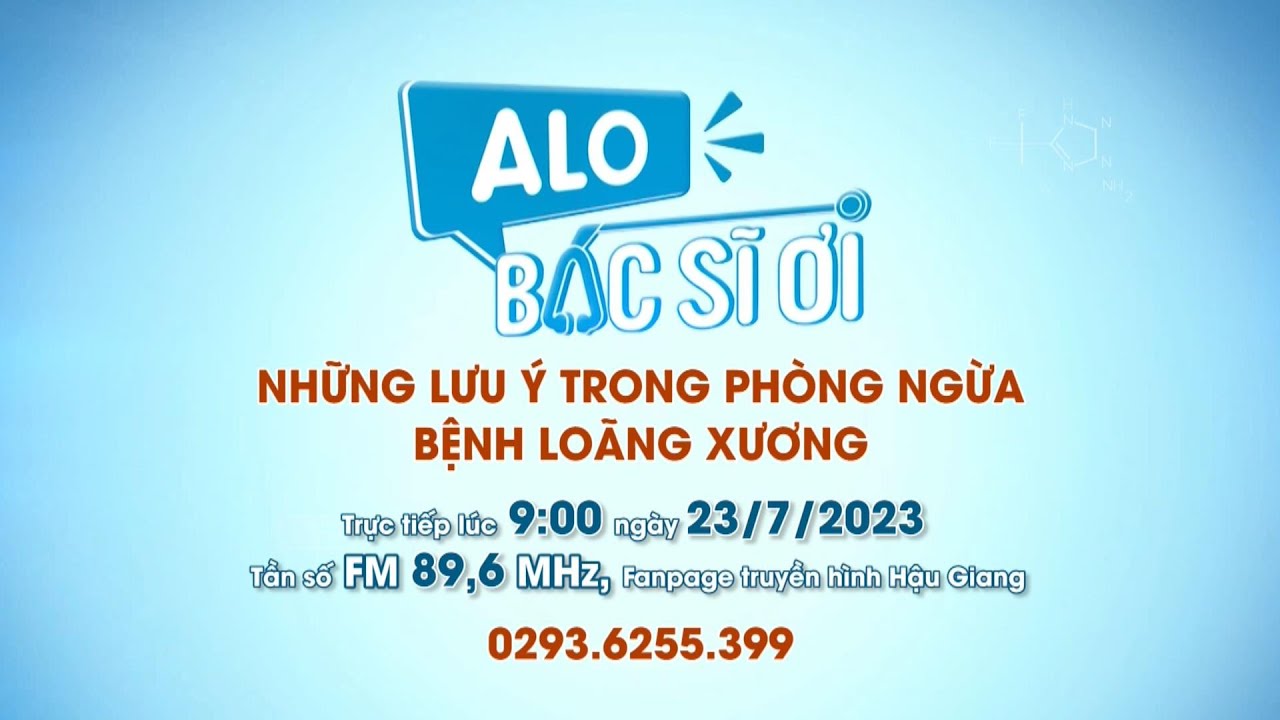 🔴Livestream ALÔ BÁC SĨ ƠI | Chủ đề: Những lưu ý trong phòng ngừa bệnh loãng xương