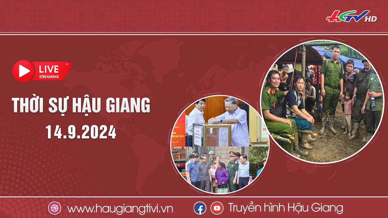 [🔴 Trực tiếp] Thời sự Hậu Giang 14.9.2024 | Truyền hình Hậu Giang