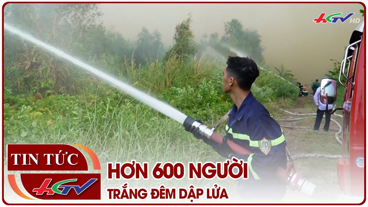 Cà Mau: Hơn 600 người trắng đêm dập lửa cháy rừng | Truyền hình Hậu Giang