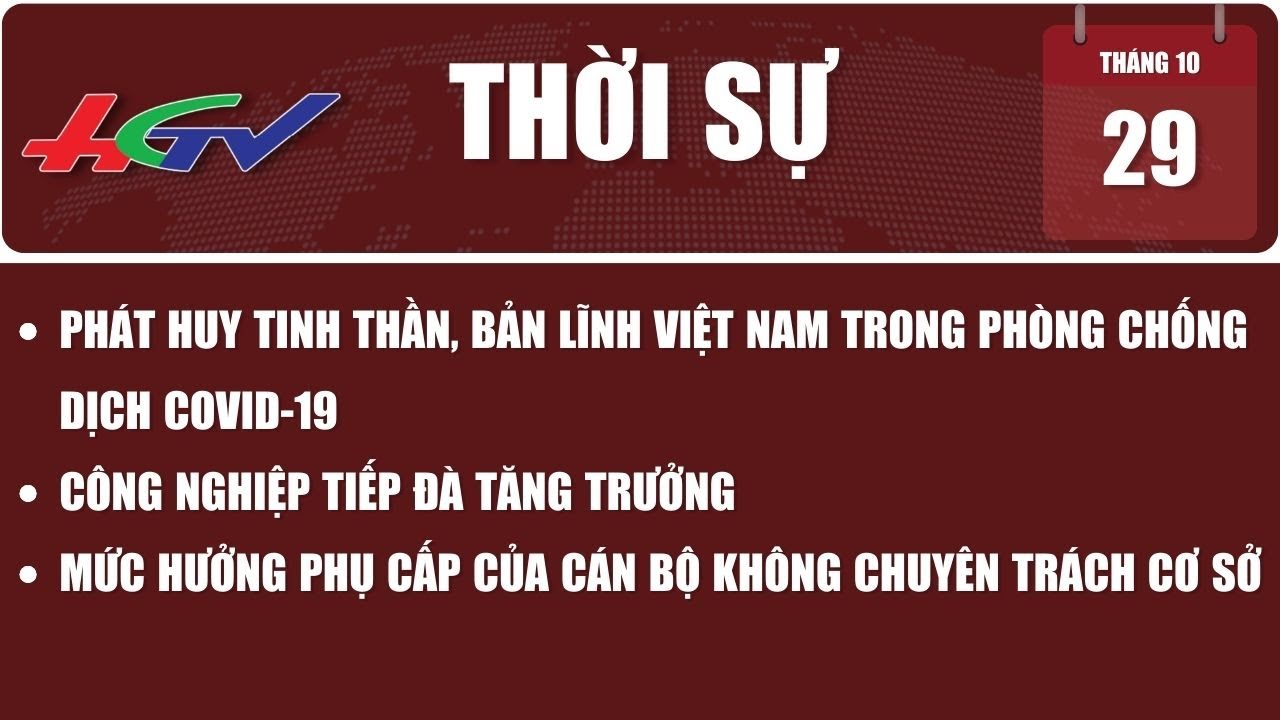 Thời sự Hậu Giang 29/10/2023 | Truyền hình Hậu Giang