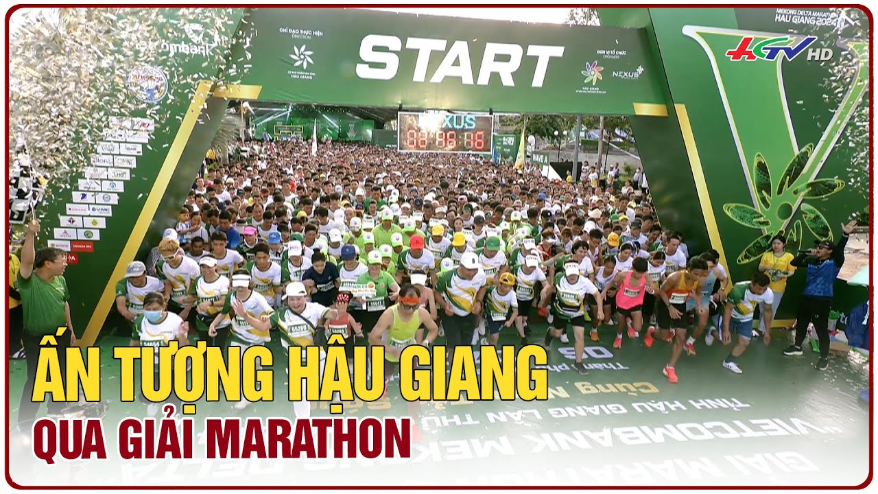 Ấn tượng Hậu Giang qua giải Marathon | Truyền hình Hậu Giang