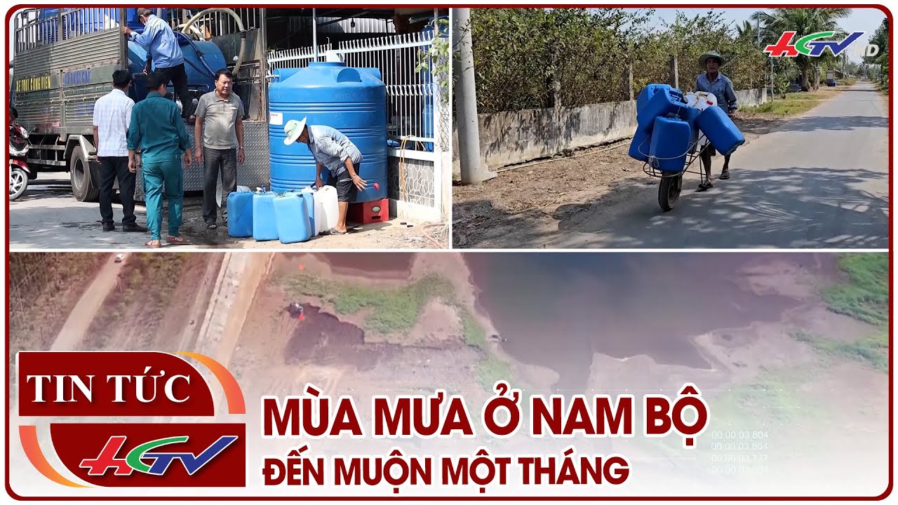 Mùa mưa ở Nam bộ đến muộn một tháng | Truyền hình Hậu Giang