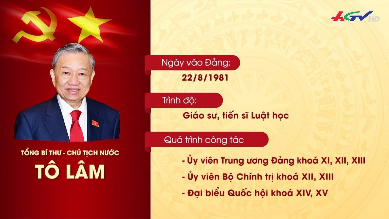 Chủ tịch nước Tô Lâm được bầu làm Tổng Bí thư | Truyền hình Hậu Giang