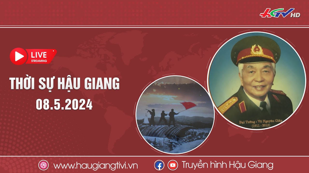 [🔴Trực tiếp] Thời sự Hậu Giang 08.5.2024 | Truyền hình Hậu Giang