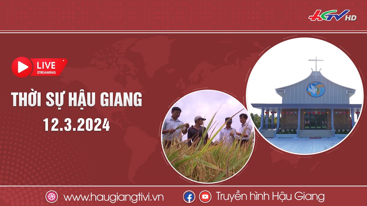 [🔴 Trực tiếp] Thời sự Hậu Giang 12.3.2024 | Truyền hình Hậu Giang