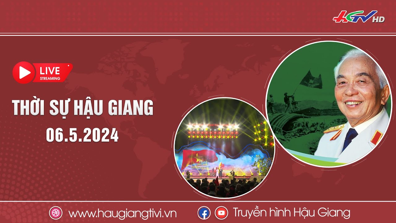 [🔴Trực tiếp] Thời sự Hậu Giang 06.5.2024 | Truyền hình Hậu Giang