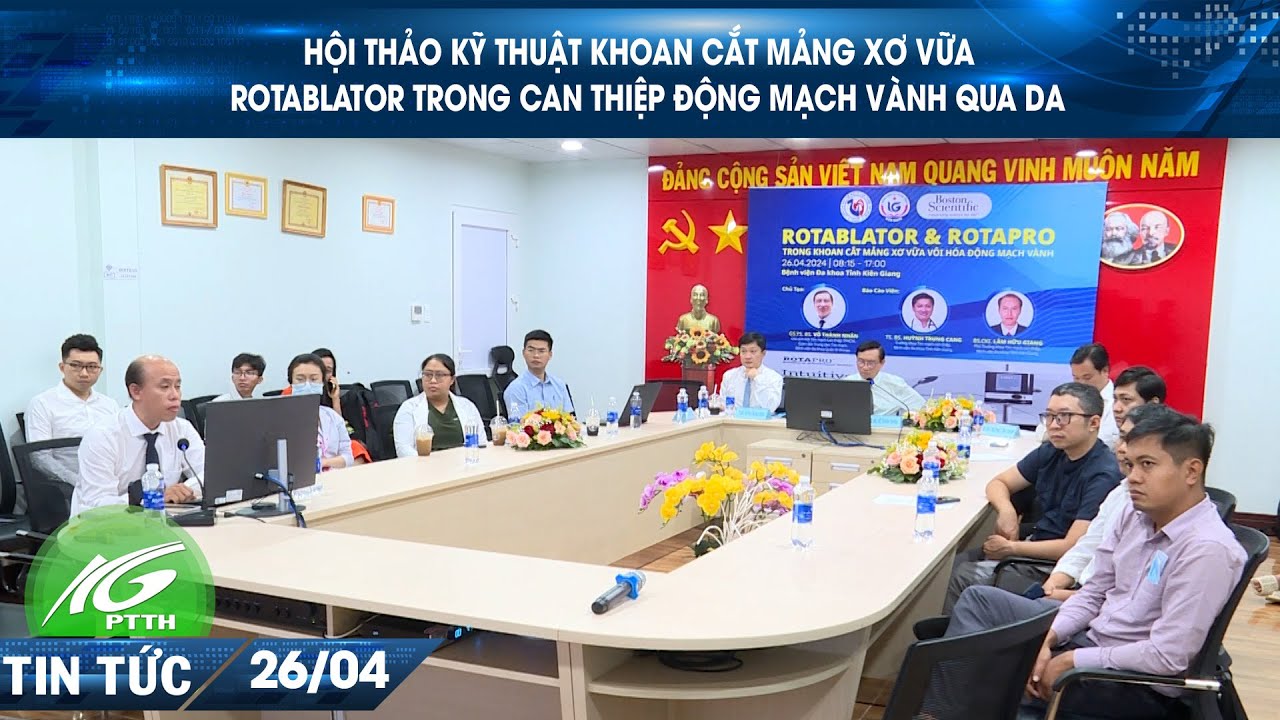 Hội thảo kỹ thuật khoan cắt mảng xơ vữa Rotablator trong can thiệp động mạch vành qua da I THKG