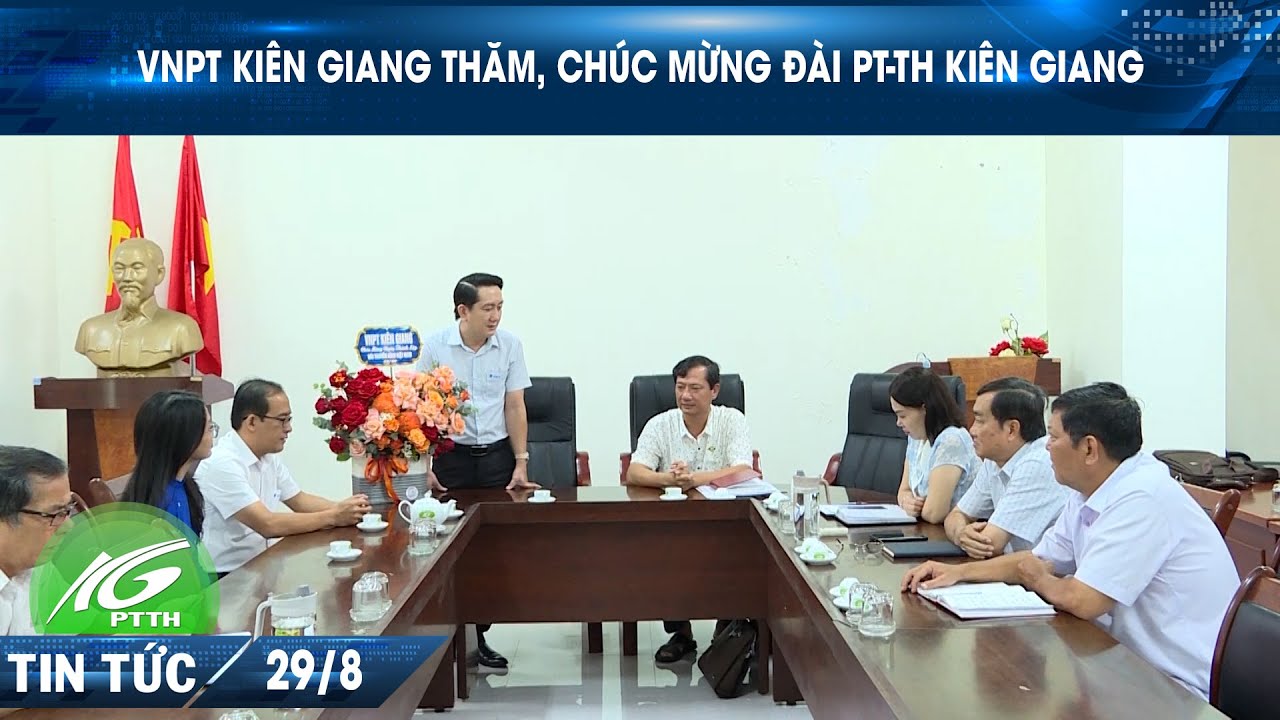 VNPT KIÊN GIANG THĂM, CHÚC MỪNG ĐÀI PT-TH KIÊN GIANG I THKG