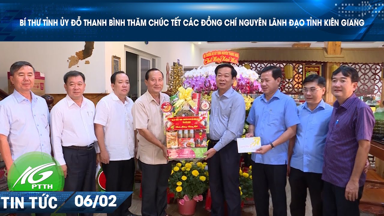 Bí thư Tỉnh ủy Đỗ Thanh Bình thăm chúc tết các đồng chí Nguyên lãnh đạo tỉnh Kiên Giang I THKG