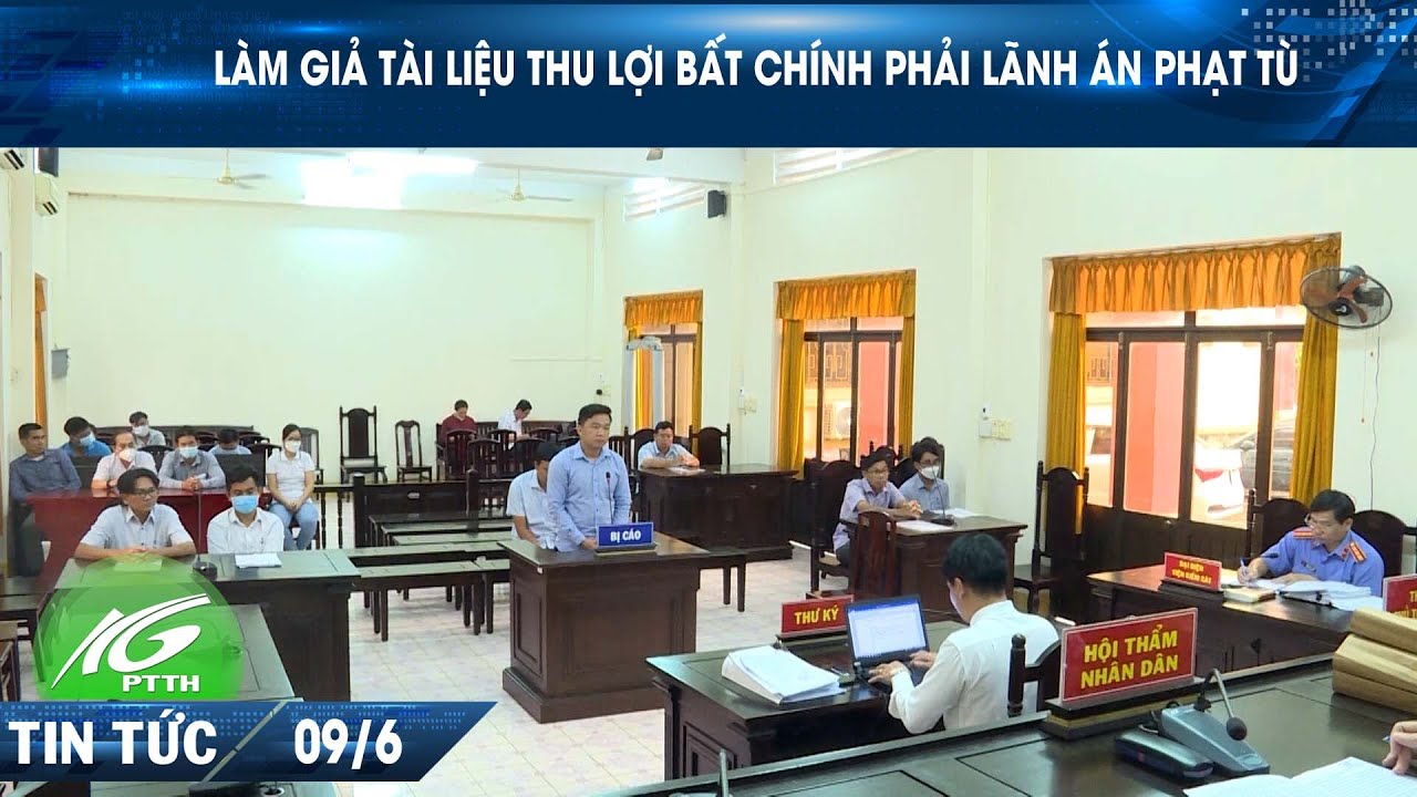 Làm giả tài liệu thu lợi bất chính  phải lãnh án phạt tù I THKG