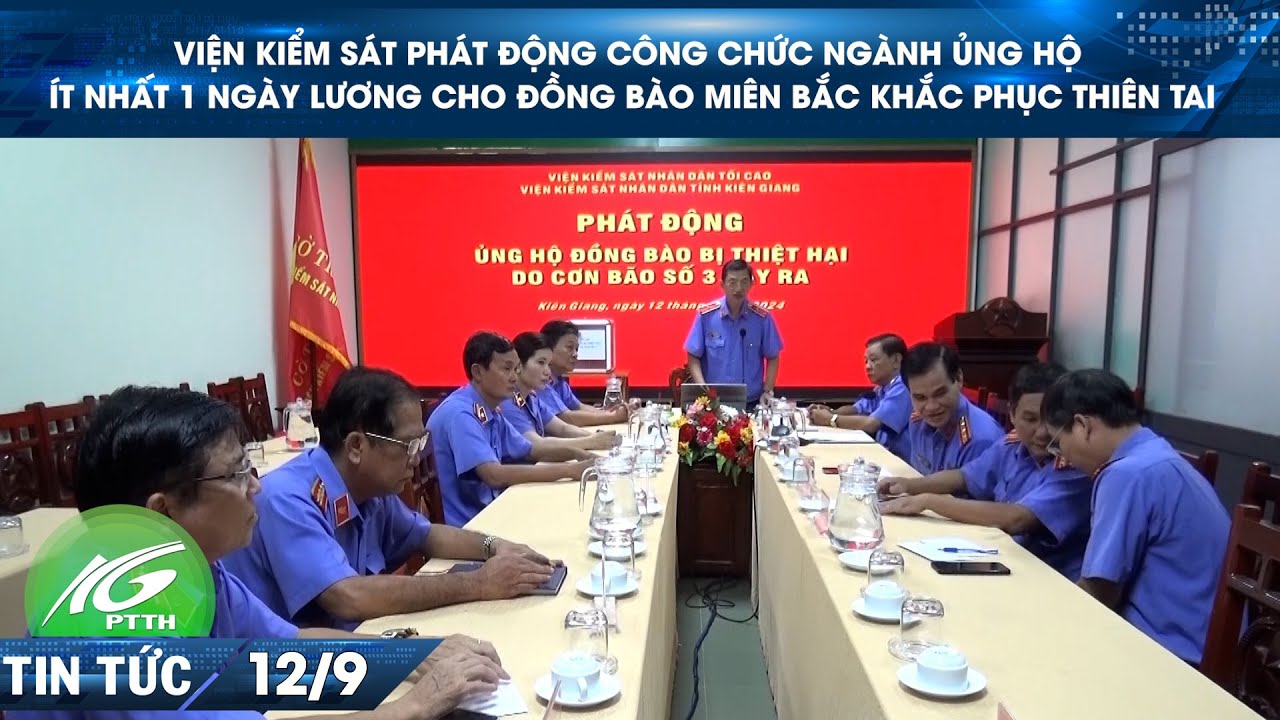 VIỆN KIỂM SÁT ND KIÊN GIANG ỦNG HỘ ĐỒNG BÀO MIÊN BẮC KHẮC PHỤC THIÊN TAI I THKG