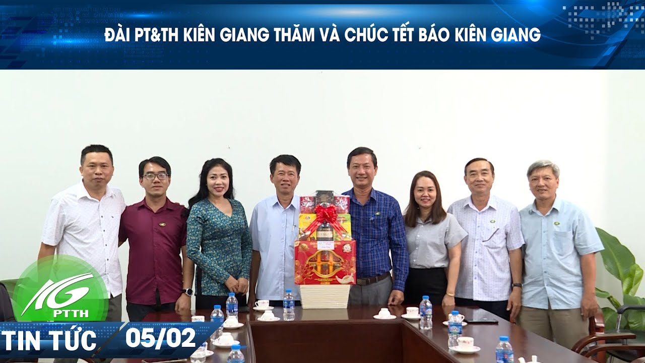 Đài PT&TH Kiên Giang thăm và chúc tết Báo Kiên Giang I THKG