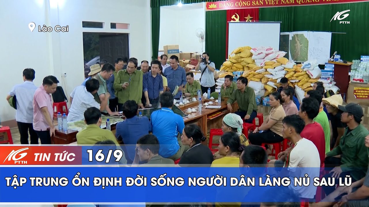 TẬP TRUNG ỔN ĐỊNH ĐỜI SỐNG NGƯỜI DÂN LÀNG NỦ SAU LŨ I THKG