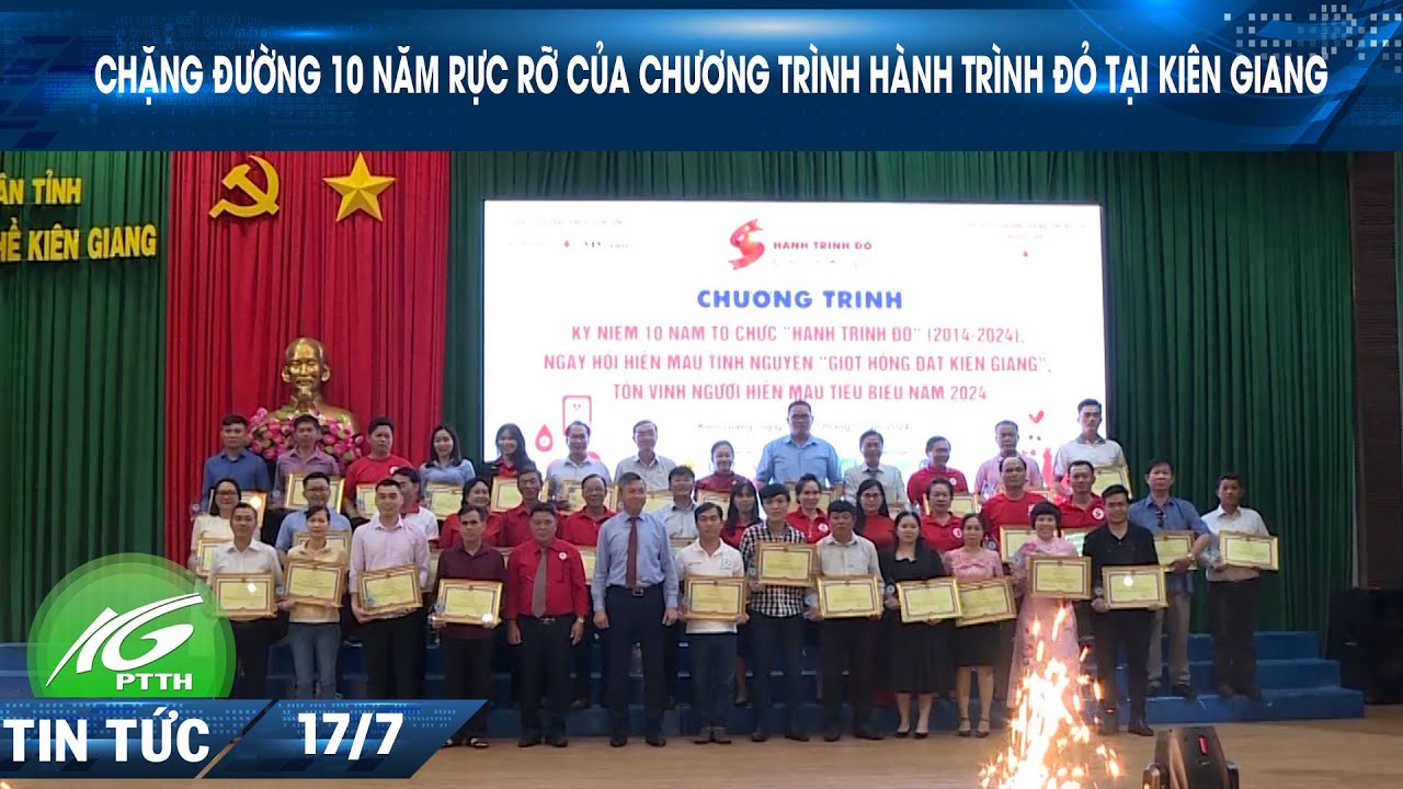 Chặng đường 10 năm rực rỡ của chương trình hành trình đỏ tại Kiên Giang I THKG