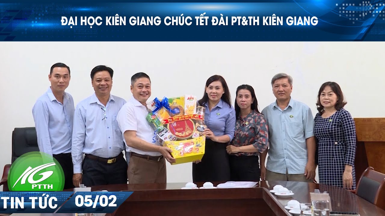 Đại học Kiên Giang chúc tết Đài PT&TH Kiên Giang I THKG