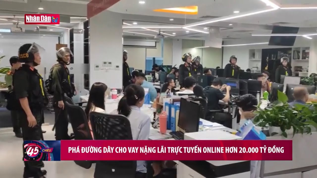 Phá đường dây cho vay nặng lãi trực tuyến online hơn 20.000 tỷ đồng