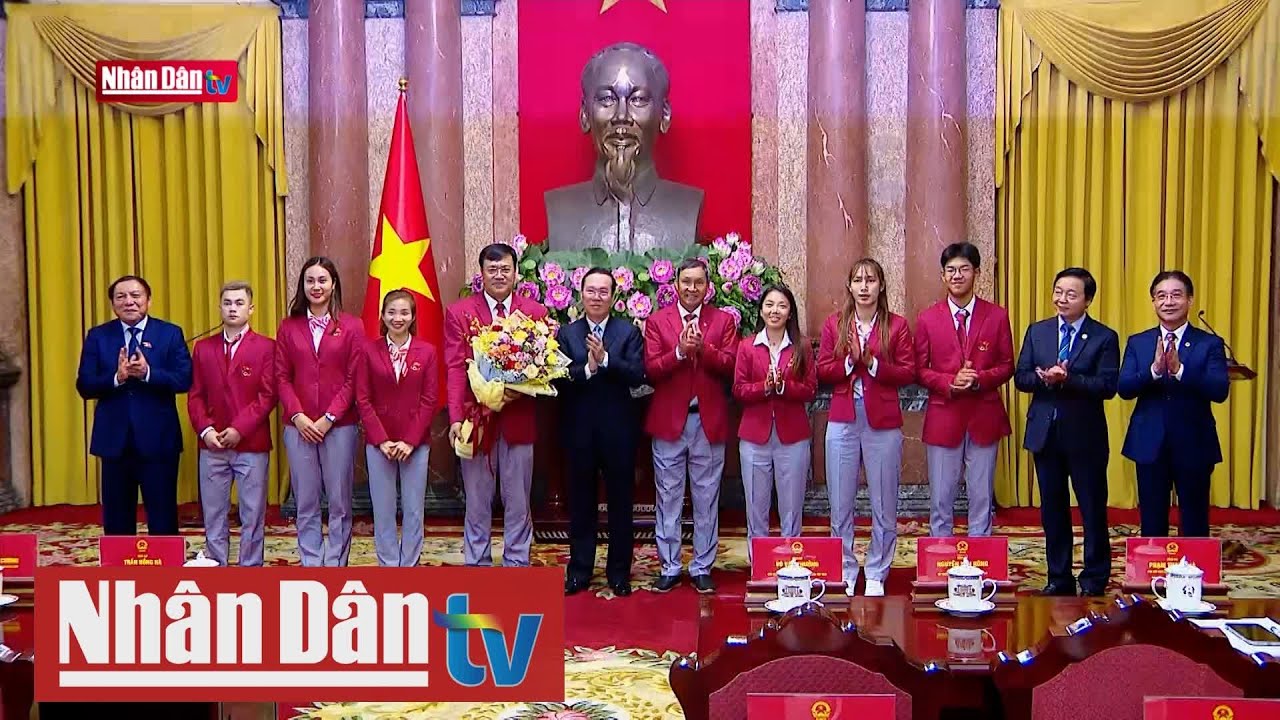 Chủ tịch nước Võ Văn Thưởng gặp mặt các vận động viên xuất sắc tại Sea Games 32