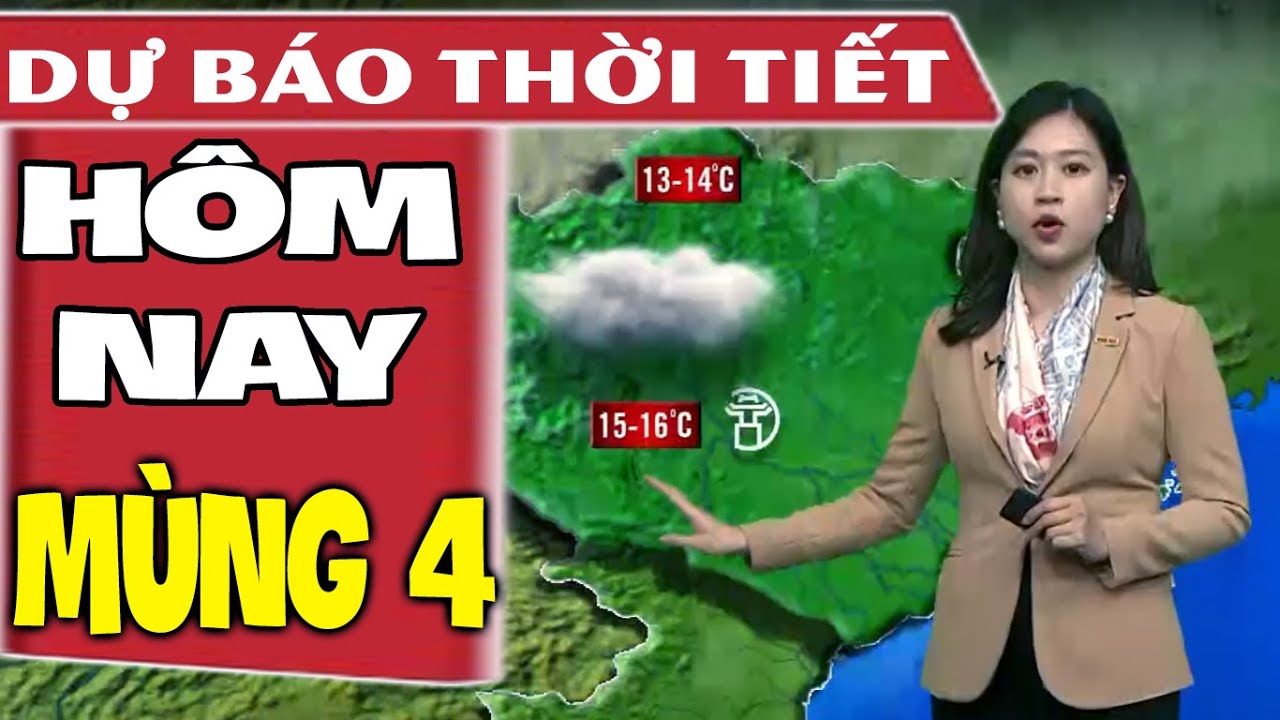 Dự báo thời tiết hôm nay mới nhất ngày 13/2 | Mùng 4 Tết | Dự báo thời tiết 3 ngày tới