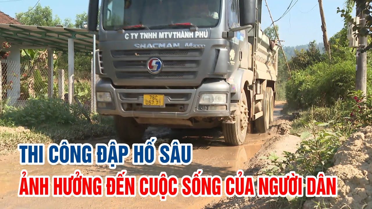 Thi công đập Hố Sâu ảnh hưởng đến cuộc sống của người dân | PTQ