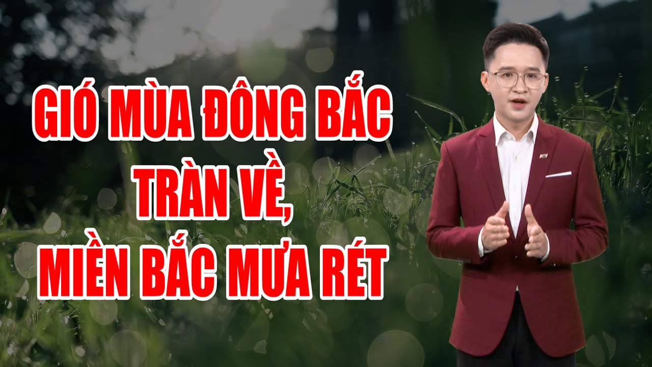 Bản tin thời tiết 20/01: Gió mùa Đông Bắc tràn về, miền Bắc mưa rét | Quảng Ngãi khi nào có mưa?