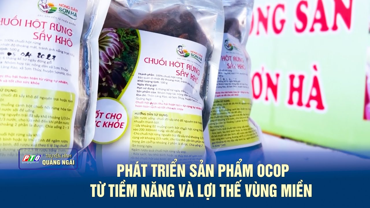 Phát triển sản phẩm OCOP từ tiềm năng và lợi thế vùng miền  | PTQ