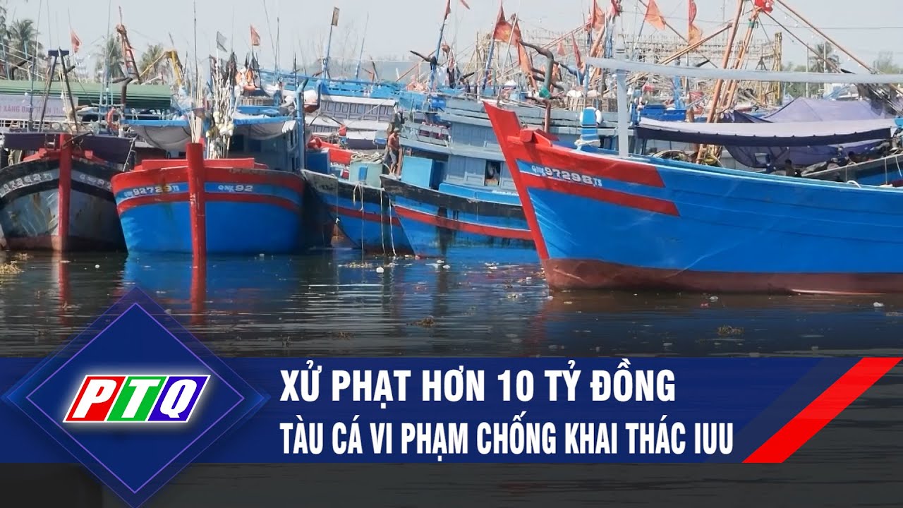 Xử phạt hơn 10 tỷ đồng tàu cá vi phạm chống khai thác IUU | PTQ