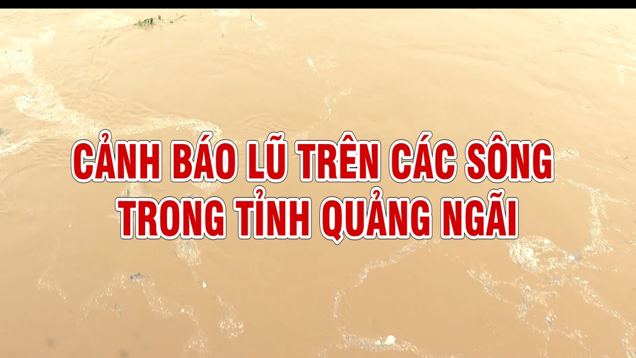 Cảnh báo lũ trên các sông trong tỉnh Quảng Ngãi | PTQ