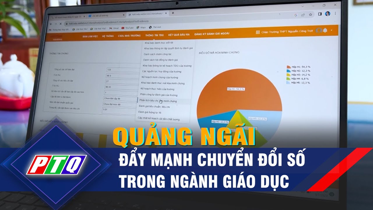 Quảng Ngãi đẩy mạnh chuyển đổi số trong ngành giáo dục  | PTQ