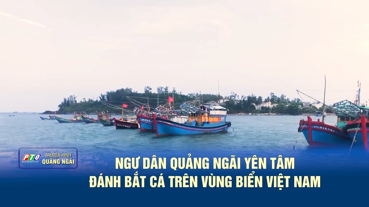 Ngư dân Quảng Ngãi yên tâm đánh bắt cá trên vùng biển Việt Nam | PTQ