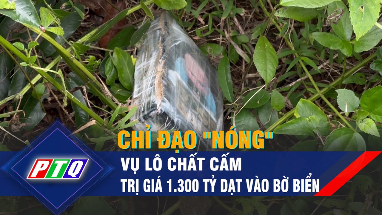 Chỉ đạo "NÓNG" vụ lô chất cấm trị giá 1.300 tỷ dạt vào bờ biển | PTQ