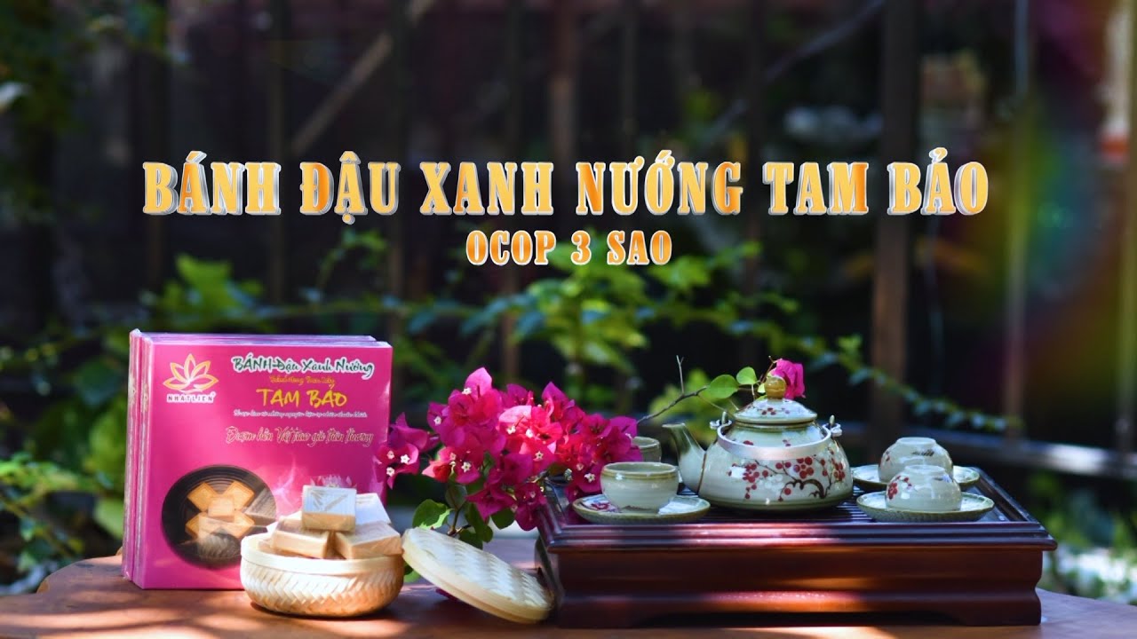 Bánh đậu xanh nướng Tam Bảo - Ocop 3 sao | SAO OCOP