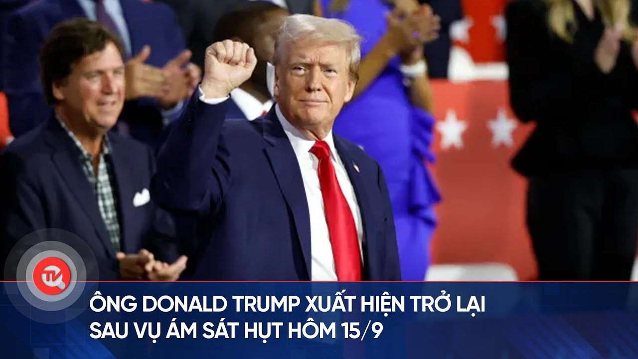 Ông Donald Trump xuất hiện trở lại sau vụ ám sát hụt hôm 15/9 | Truyền hình Quốc hội Việt Nam