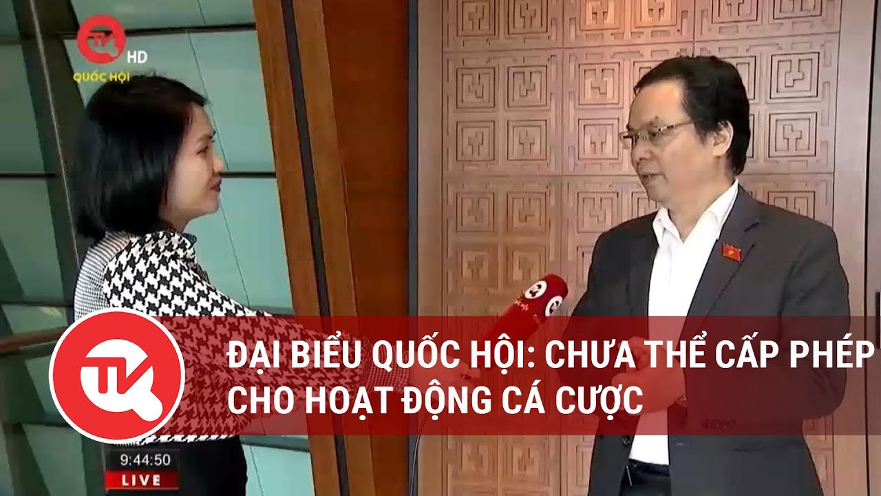 Đại biểu Quốc hội: Chưa thể cấp phép cho hoạt động cá cược | Truyền hình Quốc hội Việt Nam