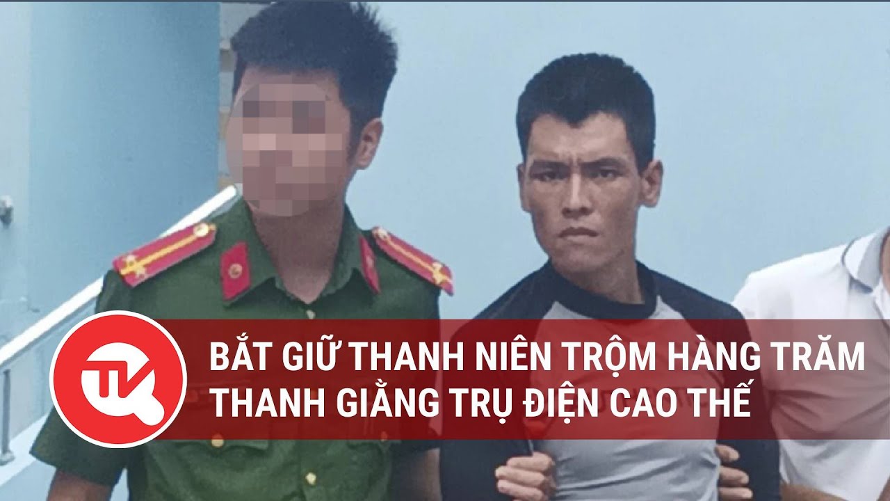 Bắt giữ thanh niên trộm hàng trăm thanh giằng trụ điện cao thế | Truyền hình Quốc hội Việt Nam