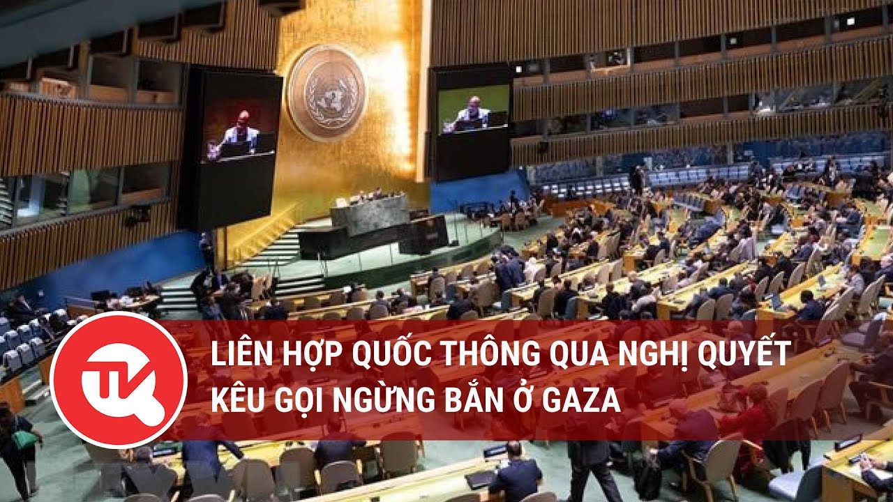 Liên hợp quốc thông qua nghị quyết kêu gọi ngừng bắn ở Gaza | Truyền hình Quốc hội Việt Nam