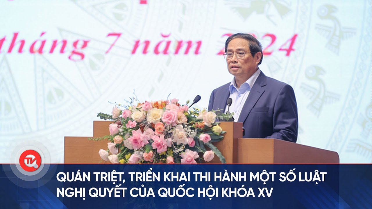 Quán triệt, triển khai thi hành một số luật, nghị quyết của Quốc hội khóa XV