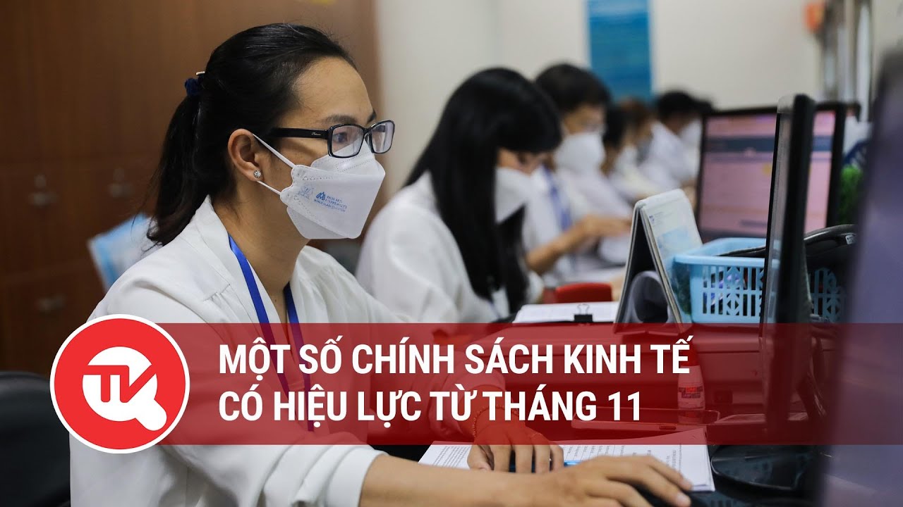 Một số chính sách kinh tế có hiệu lực từ tháng 11 | Truyền hình Quốc hội Việt Nam