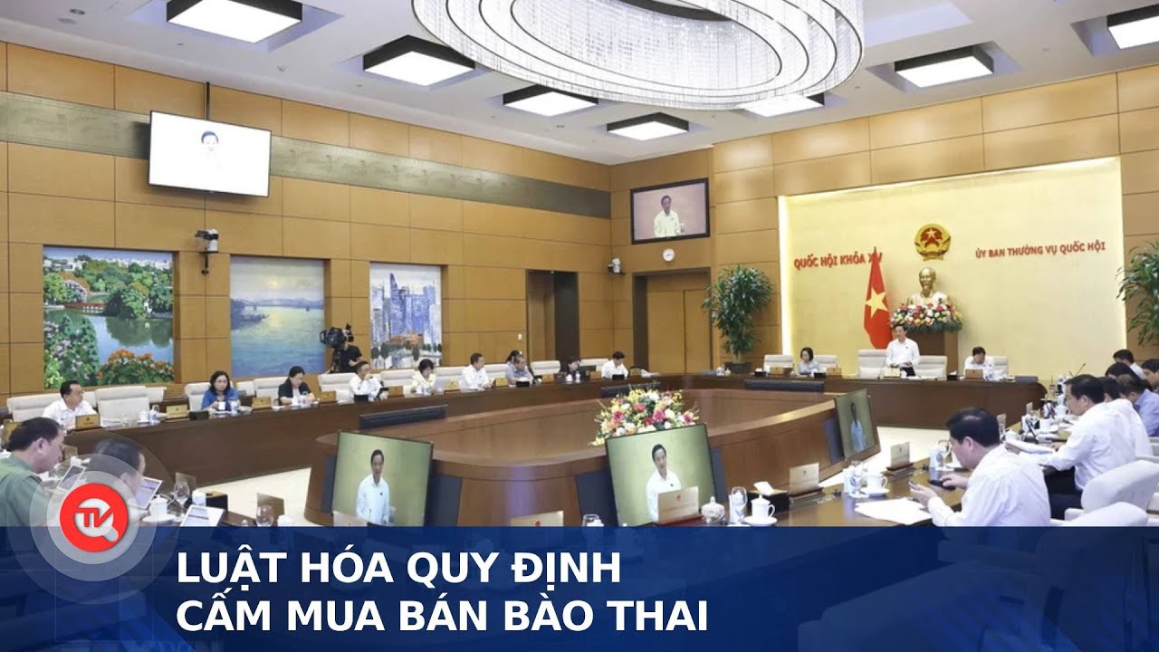 Luật hóa quy định cấm mua bán bào thai | Truyền hình Quốc hội Việt Nam