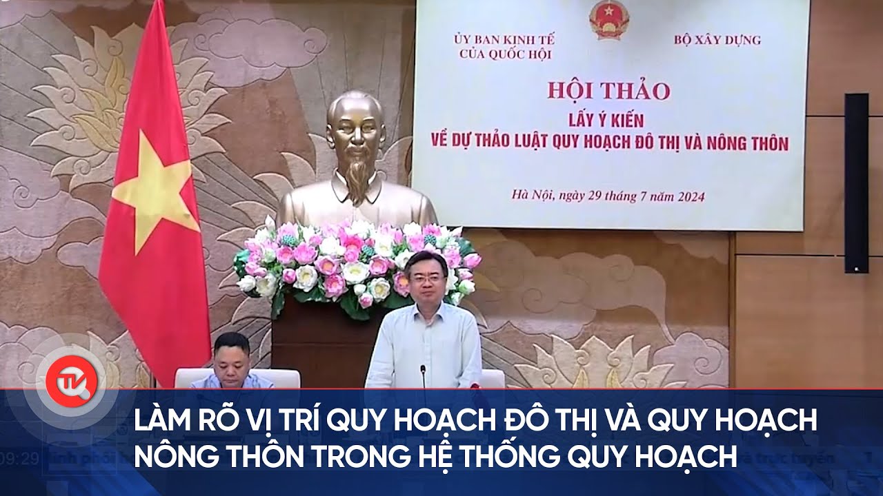 Làm rõ vị trí quy hoạch đô thị và quy hoạch nông thôn trong hệ thống quy hoạch