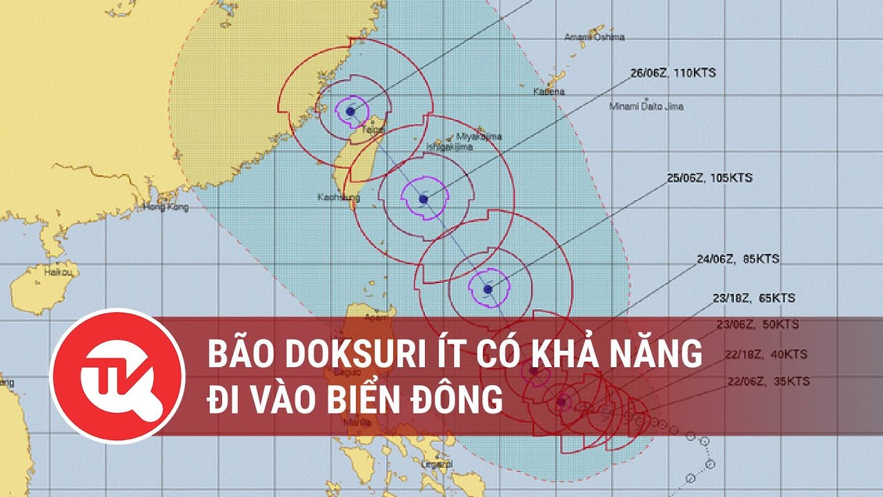 Bão Doksuri ít có khả năng đi vào Biển Đông | Truyền hình Quốc hội Việt Nam