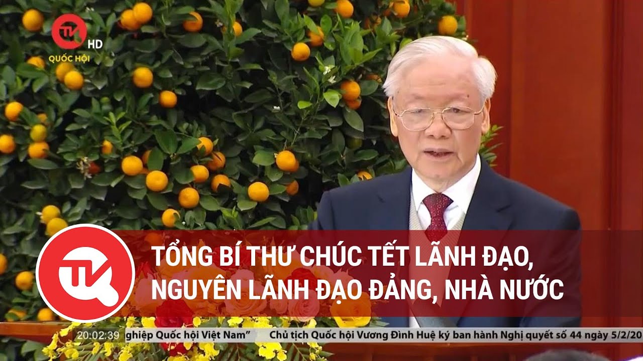 Tổng Bí thư chúc Tết lãnh đạo, nguyên lãnh đạo Đảng, Nhà nước | Truyền hình Quốc hội Việt Nam