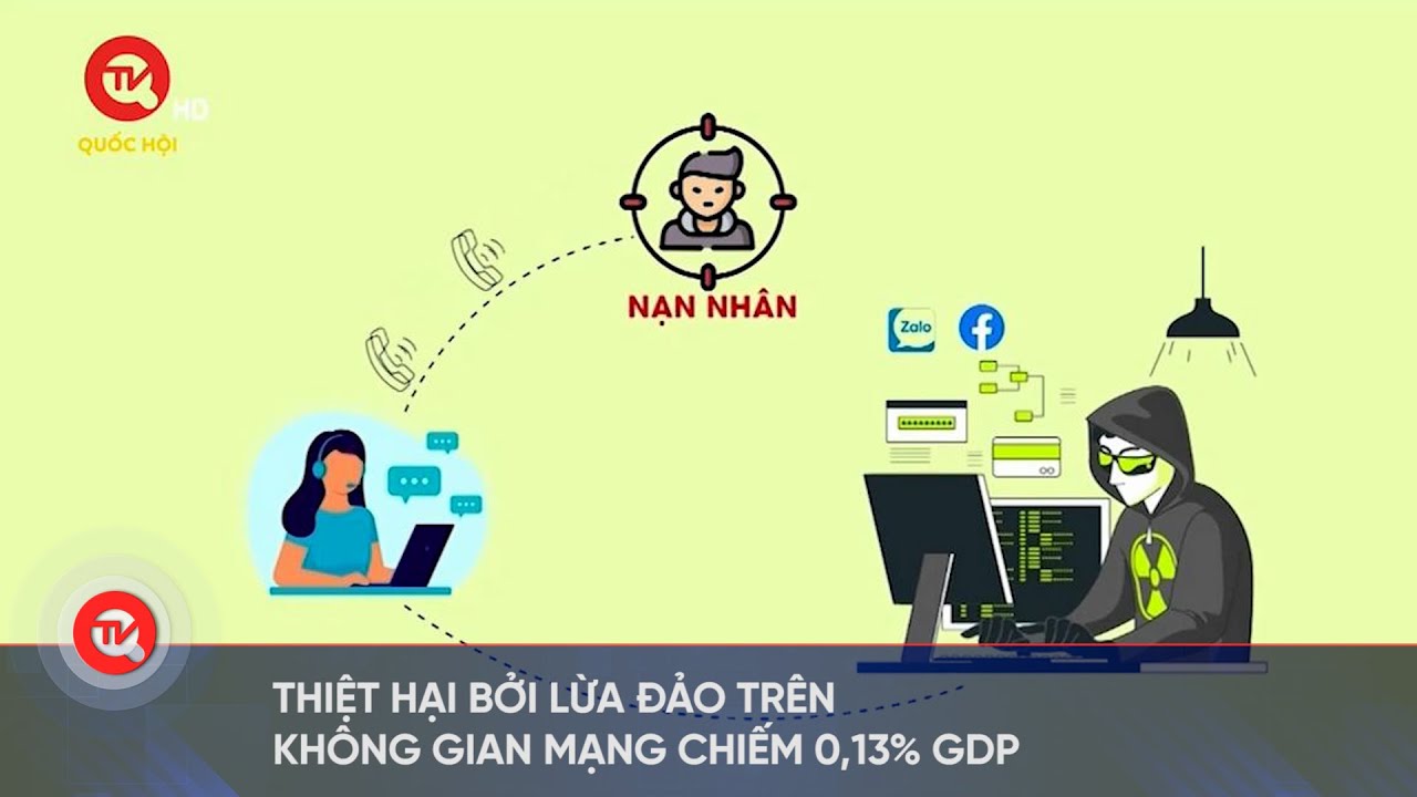 Thiệt hại bởi lừa đảo trên không gian mạng chiếm 0,13% GDP | Truyền hình Quốc hội Việt Nam