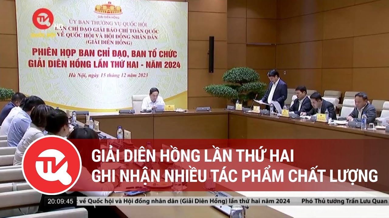 Giải Diên Hồng lần thứ hai ghi nhận nhiều tác phẩm chất lượng | Truyền hình Quốc hội Việt Nam