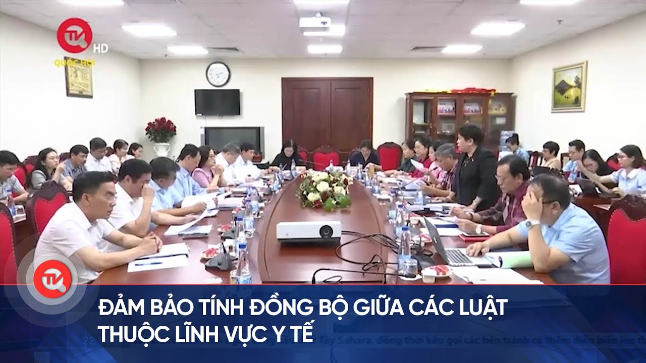 Đảm bảo tính đồng bộ giữa các luật thuộc lĩnh vực y tế | Truyền hình Quốc hội Việt Nam