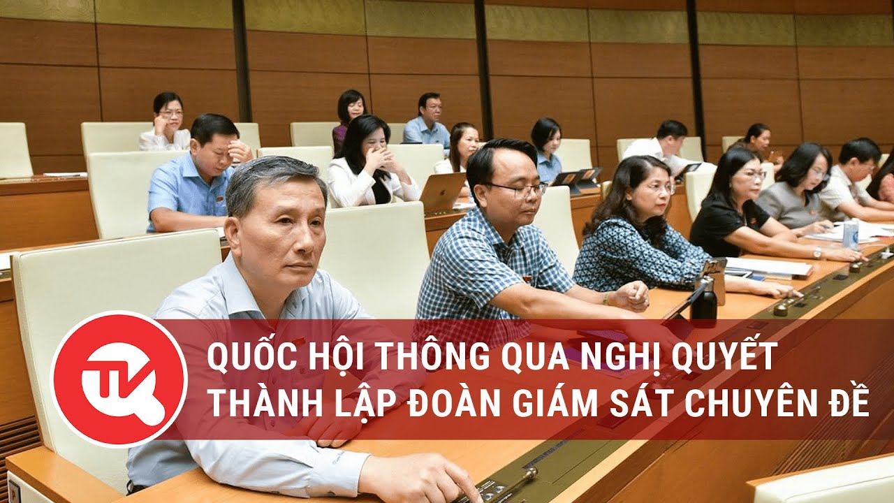 Quốc hội thông qua nghị quyết thành lập đoàn giám sát chuyên đề | Truyền hình Quốc hội Việt Nam