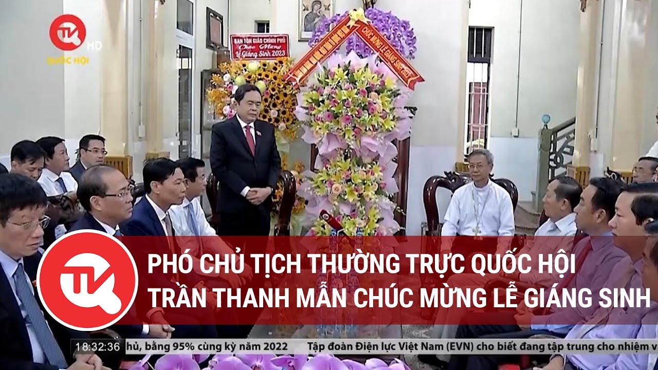 Phó Chủ tịch Thường trực Quốc hội Trần Thanh Mẫn chúc mừng lễ Giáng sinh